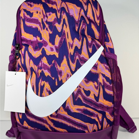 Nike Other - Nike Brasilia Purple marble Patterned kids Backpack